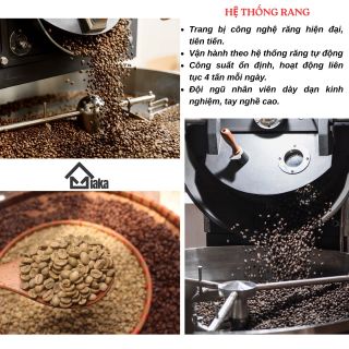 MIAKA - Cà phê Robusta Honey 100% nguyên chất – rang mộc chuẩn vị. Đắng dịu, hậu ngọt dịu, hương thơm nồng nàn lan tỏa Phù hợp pha phin truyền thống hoặc pha máy, giữ trọn chất cà phê thật .