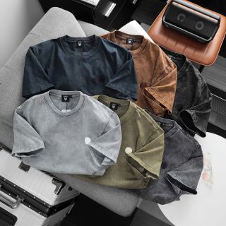 Mẫu Áo thun wash nam. chất cotton 100% cao cấp xịn.