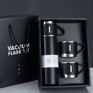 BÌNH GIỮ NHIỆT INOX KÈM 2 CỐC QUÀ TẶNG