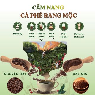 MIAKA - MIX cà phê Robusta & Arabica và các thành phần khác. Chuẩn Pha Phin.