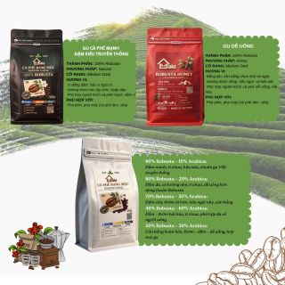 MIAKA - Cà phê mộc nguyên chất 100% Robusta - Đậm vị thật, đắng chuẩn gu, uống là ghiền - Pha Phin & Pha Máy .