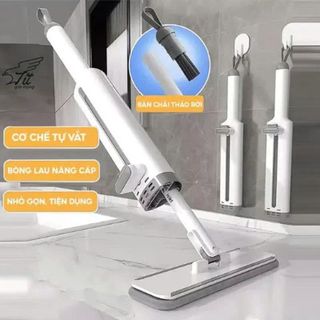 CÂY LAU NHÀ MINI TỰ VẮT TÍCH HỢP LAU KÍNH ĐA NĂNG (T80)