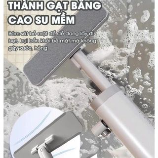 CÂY LAU NHÀ MINI TỰ VẮT TÍCH HỢP LAU KÍNH ĐA NĂNG (T80)
