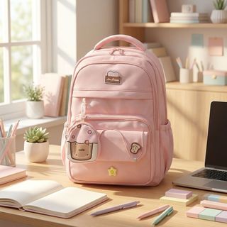 BALO ĐI HỌC HOẠT TIẾT DỄ THƯƠNG A1801 – NHẸ ÊM, NGĂN RỘNG, SIÊU TIỆN - PIPI STORE