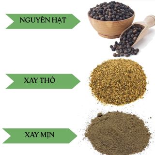 chất – đậm vị thiên nhiên Hạt chắc, thơm nồng, cay ấm đặc trưng, nâng tầm mọi món ăn. Dùng xay hoặc giã trực tiếp, giữ trọn hương vị tươi mới mỗi ngày .