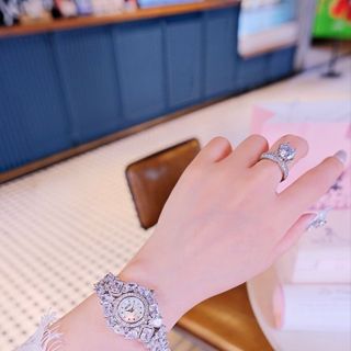 ĐỒNG HỒ NỮ CHÍNH HÃNG BRIDE TALKKGIỌT NƯỚC ĐÍNH PHA LÊ FULLBOX HÃNG