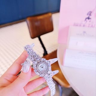 ĐỒNG HỒ NỮ CHÍNH HÃNG BRIDE TALKKGIỌT NƯỚC ĐÍNH PHA LÊ FULLBOX HÃNG