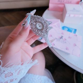 ĐỒNG HỒ NỮ CHÍNH HÃNG BRIDE TALKK LÁ ĐÍNH ĐÁ CZ FULLBOX