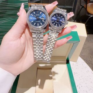 ĐỒNG HỒ NAM NỮ CAO CẤP ROLXE DATE JUST MÁY CƠ VIỀN HỘT