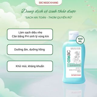 Dung Dịch Vệ Sinh Thảo Dược Orasic [Chai 100ml]