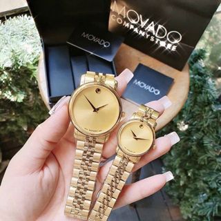 SĂN SALE LỚN ĐỒNG HỒ NAM NỮ CAO CẤP MOVODA DÂY THÉP MẶT TRƠN LẺ SIZE