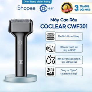Máy cạo râu 3 lưỡi thẳng Coclear CWF301