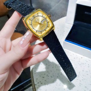 SĂN SALE ĐỒNG HỒ NAM TRUNG CẤP SEICO PIN GIẢ CƠ LỘ ĐÁY MẶT VÀNG