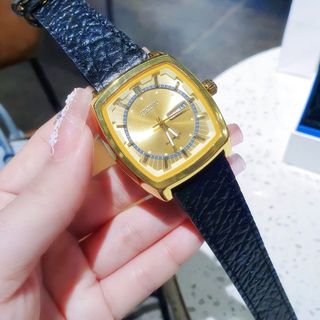 SĂN SALE ĐỒNG HỒ NAM TRUNG CẤP SEICO PIN GIẢ CƠ LỘ ĐÁY MẶT VÀNG