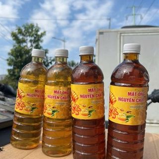 Mật Ong Rừng Chai 1 Lít Loại Thường Full VAT