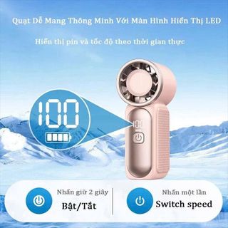 QUẠT SẠC TÍCH ĐIỆN CẦM TAY X688