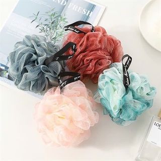 Bông Tắm Tròn Tạo Bọt Loang Màu Có Xuất Hóa Đơn