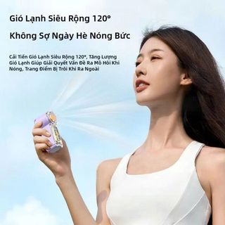 QUẠT MINI CẦM TAY HIGH SPEED FAN TRONG SUỐT