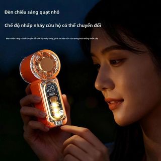 QUẠT MINI CẦM TAY HIGH SPEED FAN TRONG SUỐT