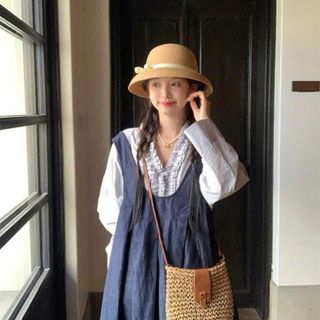 MŨ CÓI ĐI BIỂN PHỐI NƠ XINH XẮN, VINTAGE NHẸ NHÀNG - PIPI STORE