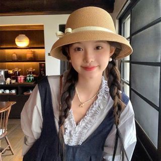 MŨ CÓI ĐI BIỂN PHỐI NƠ XINH XẮN, VINTAGE NHẸ NHÀNG - PIPI STORE