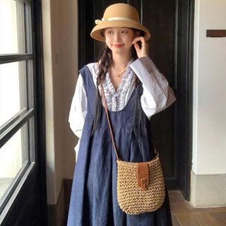 MŨ CÓI ĐI BIỂN PHỐI NƠ XINH XẮN, VINTAGE NHẸ NHÀNG - PIPI STORE