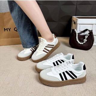 GIÀY THỂ THAO NỮ CASU SỌC TRẺ TRUNG – MIX ĐỒ DỄ, MẶC GÌ CŨNG HỢP - PIPI STORE