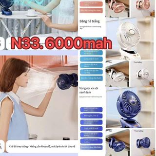 Quạt Tích Điện Loại Kẹp A6