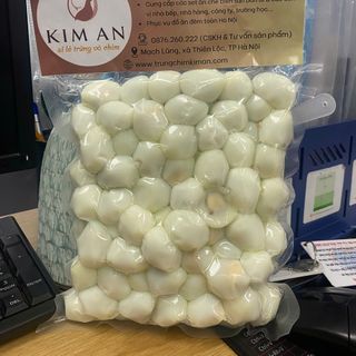 Trứng cút bóc sẵn (túi 100 quả) - Trứng Chim Kim An