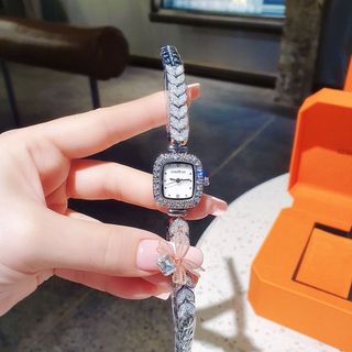 ĐỒNG HỒ NỮ CHÍNH HÃNG COMLORVEY DÂY PHA LÊ MẶT VUÔNG FULLBOX GIÁ MỚI
