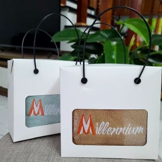Hộp quà tặng cao cấp Hanoitex đựng khăn tắm, khăn gội, khăn mặt