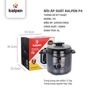 Nồi áp suất điện Kalpen P4 6 lit