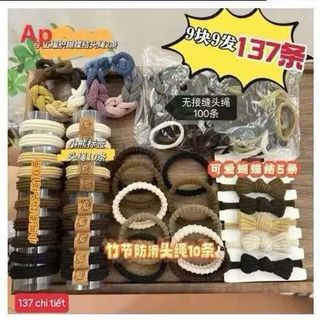 Set cột tóc 137 chi tiết ( Giá Tận Xưởng )