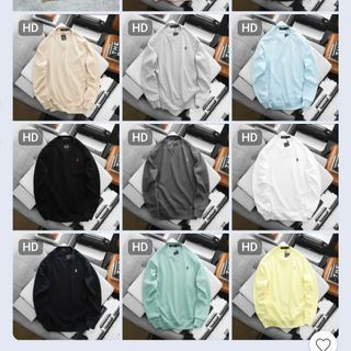 Sweater nam. Vải Pique cotton cao cấp, hàng chính phẩm co giãn 4 chiều, chất đẹp.