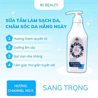 SỮA TẮM DƯỠNG DA MỀM MỊN IKI 600ML MÀU XANH
