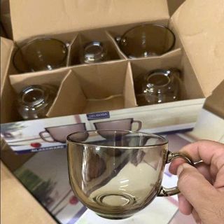 BỘ 6 LY HỔ PHÁCH CÓ QUAI 440ML DELI ZB322 (T12)