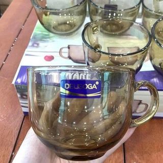 BỘ 6 LY HỔ PHÁCH CÓ QUAI 440ML DELI ZB322 (T12)
