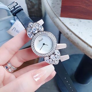 XẢ KHO LỚN ĐỒNG HỒ NỮ CAO CẤP PYAGET DÂY DA VIỀN XOÀN LÁ
