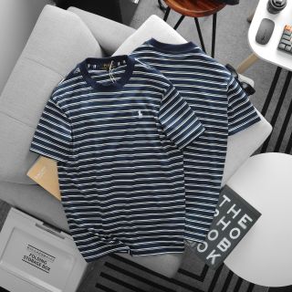Áo Polo sọc.  Chất liệu cotton dệt xịn.