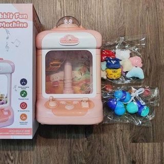 MÁY GẮP THÚ MINI CHO BÉ MÀU HỒNG