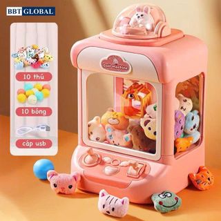 MÁY GẮP THÚ MINI CHO BÉ MÀU HỒNG