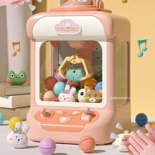 MÁY GẮP THÚ MINI CHO BÉ MÀU HỒNG