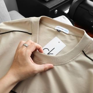 Áo thun nam. Cotton 4 chiều xịn, sờ vào là thích. Bo rip đồng màu, thiết kế basic.