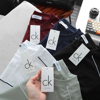 Áo thun nam. Cotton 4 chiều xịn, sờ vào là thích. Bo rip đồng màu, thiết kế basic.