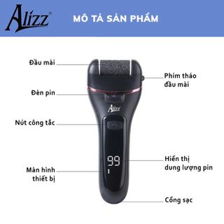 MÁY MÀI, CHÀ LÀM ĐẸP GÓT CHÂN 10 MÓN ALIZZ-13645