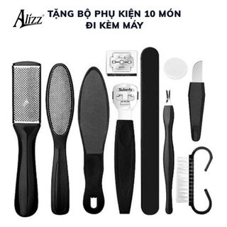 MÁY MÀI, CHÀ LÀM ĐẸP GÓT CHÂN 10 MÓN ALIZZ-13645
