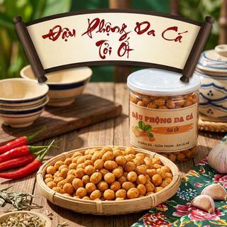 ĐẬU PHỘNG DA CÁ TỎI ỚT 500G GIÒN RỤM BÙI BÉO CAY NHẸ - WINNIE HOUSE