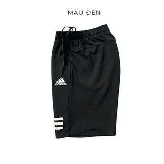 Quần short đùi nam 3 sọc thể thao thun 2 da co giãn 4 chiều cao cấp tập gym,chạy bộ,pickleball