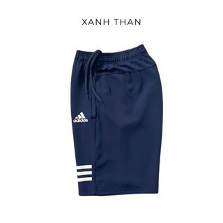 Quần short đùi nam 3 sọc thể thao thun 2 da co giãn 4 chiều cao cấp tập gym,chạy bộ,pickleball