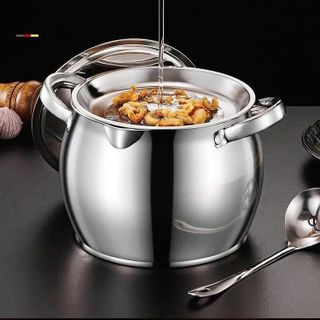 ÂU ĐỰNG MỠ INOX CÓ RÂY LỌC 2.5L (T80)